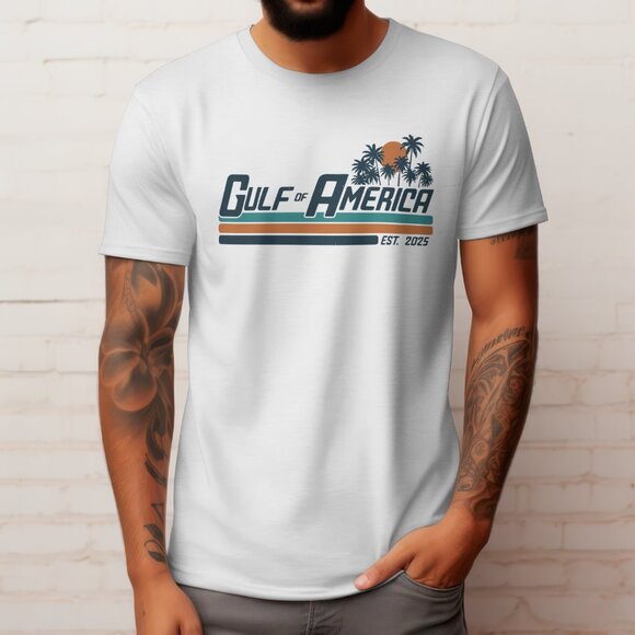 Gulf Of America Retro Vibes T-shirt - Picture 2 of 3